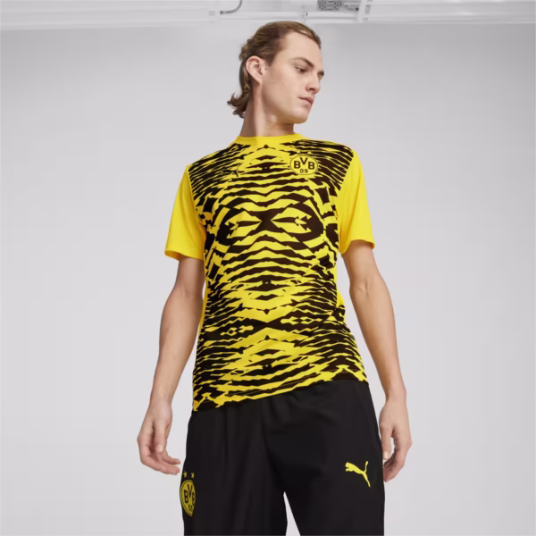 PUMA Borussia Dortmund Herren-Kurzarm-Pre-Match-Trikot