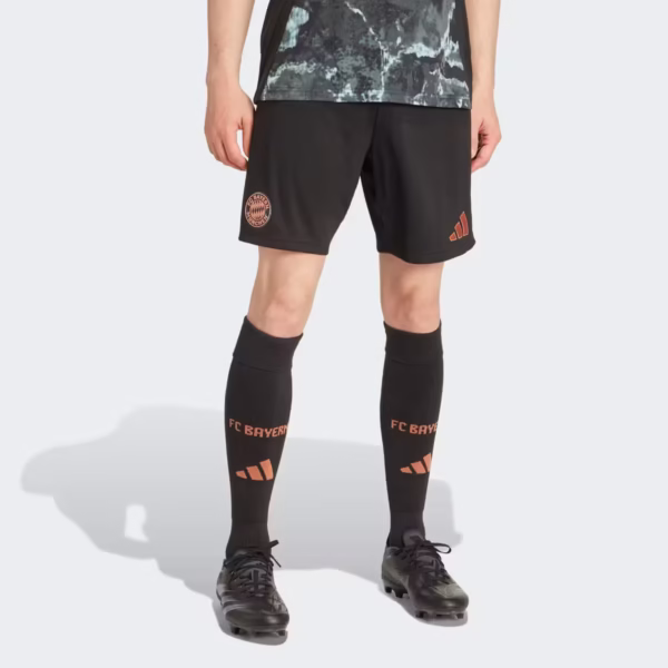FC Bayern 24/25 Auswärtsshorts Schwarz